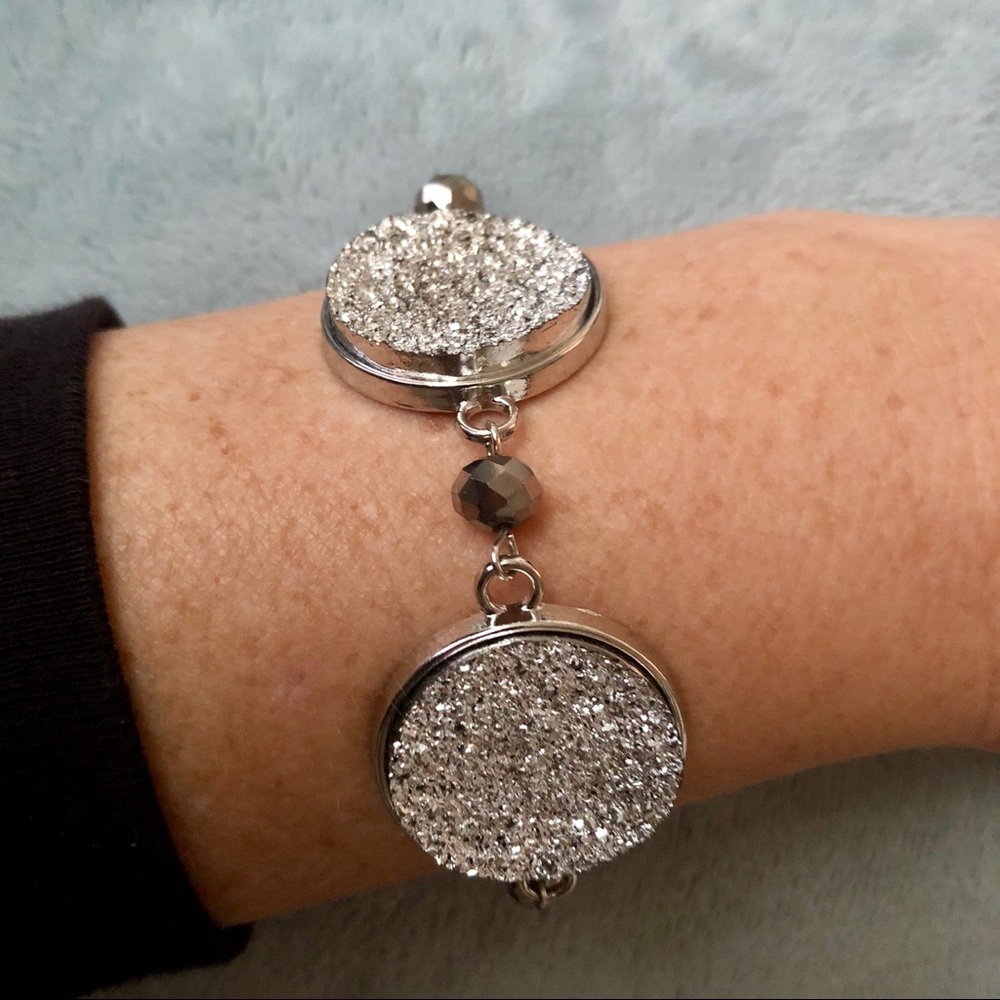 Triple Druzy Bracelet